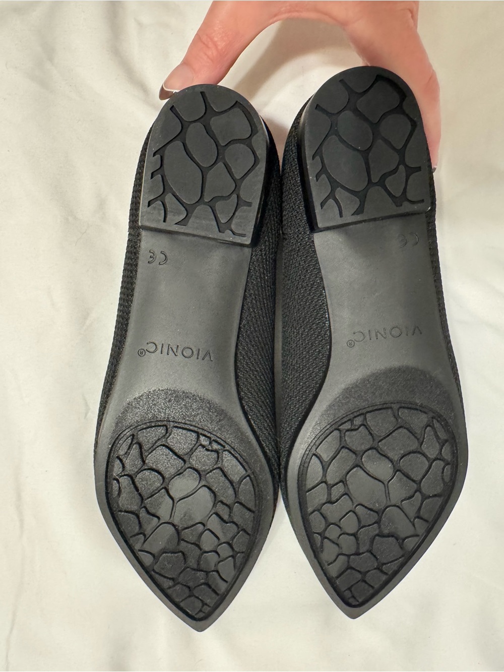 Vionic Dahlia Knit Black Slip-On Loafers - Picture 8 of 8